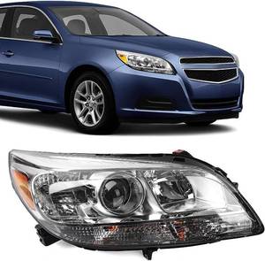 lot 9467 image: $88 FIONE Headlight Assembly for Chevy Malibu 2013-2015 Passenger Side