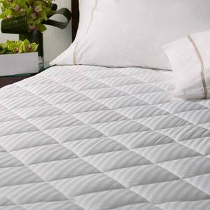 lot 9481 image: $195 Westin Mattress Pad - Quilted Topper with Fitted Sides - King