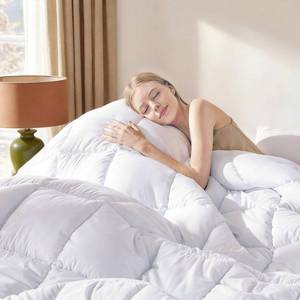 lot 9493 image: DOWNCOOL Comforter Oversize King - White Duvet Insert, All Season