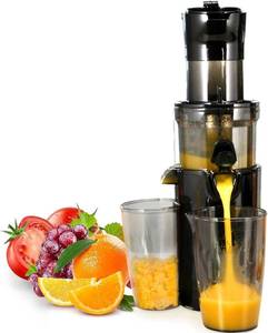 lot 9499 image: $102 Masticating Juicer Cold Press Juice Extractor Large Feed Chute