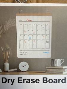 lot 9507 image: Burnes of Boston dry erase board 11 x 15.2