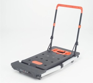 lot 9606 image: $89 7-in-1 Work Bench, Platform, & Hand Truck w Power Center