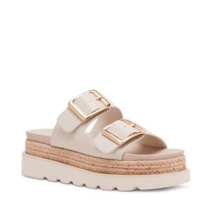 lot 9618 image: $60 Madden Girl Mythical Flatform Sandal - 8.5M - DARK CARAMEL