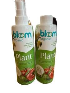 lot 9623 image: Bloom Organic Plant Food Spray, Set of 2 12oz