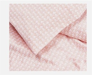 lot 9628 image: Bobby Berk 100% Cotton 400TC Sheet Set Blush Fan QUEEN