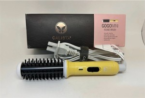 lot 9638 image: Calista GoGo Mini 1in Barrel Round Brush Hair Styling Tool Marigold
