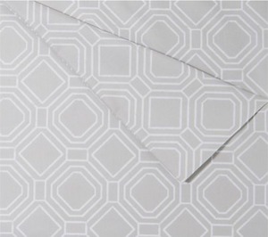 lot 9643 image: $59 Queen Home by SHR 300TC Cotton Sheet Set w Extra Cases, TEAL