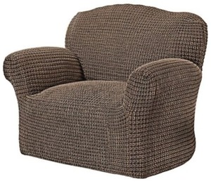 lot 9661 image: Paulato by Gaico 1-Seater Toscano Stretch Slipcover, IVORY