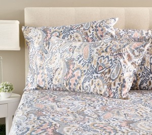 lot 9665 image: $59 Rayon Made From Bamboo Blend Stay Tuck Sheet Set by Kim, King