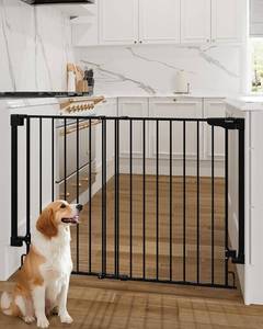 lot 9695 image: $95 Cumbor 34 Extra Tall No Bottom Bar BabyDog Gate, 31.6-48 Wide