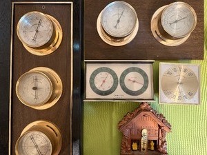 lot 504 image: Vintage Weather Stations, Thermometers