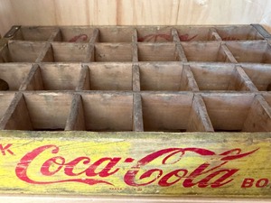 lot 79 image: Coca  Cola Crate Converted to Shelf