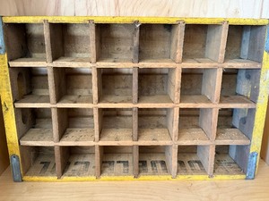 lot 80 image: Double  Cola Crate Converted to Shelf