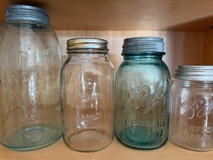 lot 84 image: Vintage Canning Jars