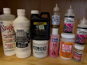 lot 90 image: Crafting Glue, Paint and More