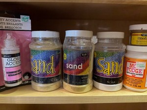 lot 91 image: Crafting Glue, Sand and More