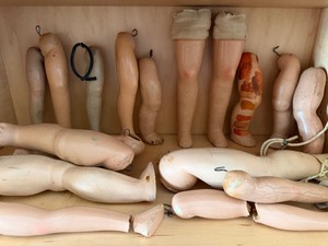 lot 106 image: Creepy Doll Legs....
