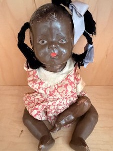lot 118 image: Creepy Pretty Doll, Needs to be Restrung