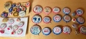 lot 143 image: Vintage Buttons, Red Cross, Lodges and More