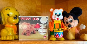 lot 501 image: Vintage Banks and Toys - Puppies, Bears and Mickey