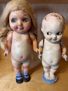 lot 149 image: Creepy Dolls...