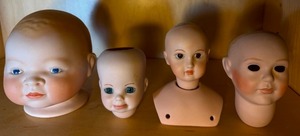 lot 150 image: Creepy Doll Heads, Crafting