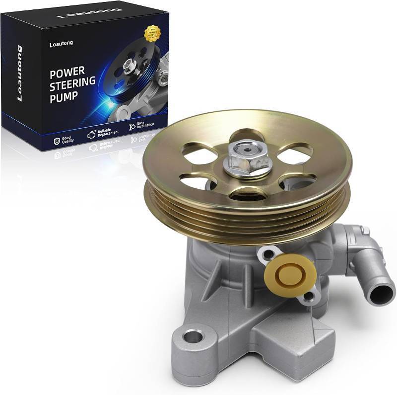 lot 231579 image: Power Steering Pump with Pulley, for Honda CR-V 1997-2001, for Civic 1996-2000, L4 1.6L 2.0L, Power Assist Pump Replace# 21-5066, 56110P2A003, 56110P2A013, 56110P2A023, 56110P2A962