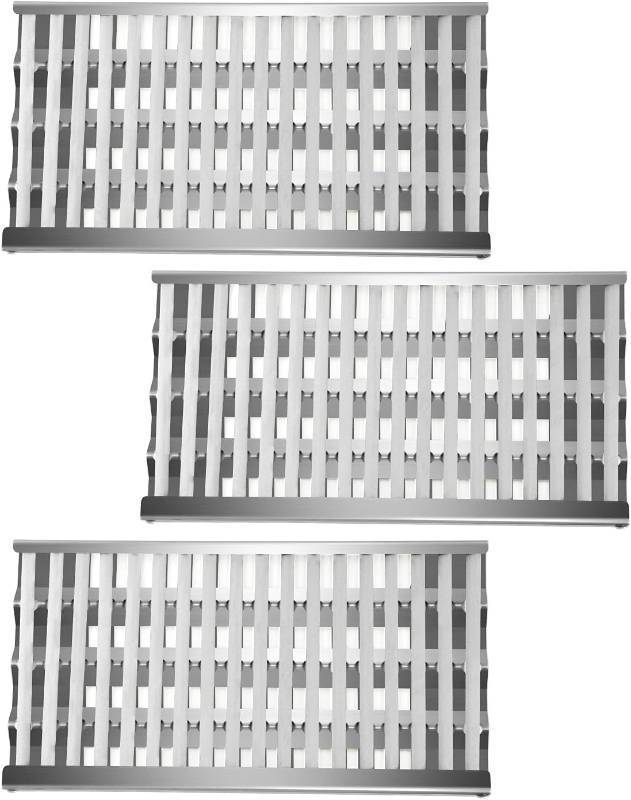 lot 331252 image: Retails for $129 Grill Replacement Parts, Stainless Steel Heat Plate Shield Deflector, DCS Radiant Tray Ceramic Rod Complete Burner Cover for Select BGB48-BQAR BGA48-BQRN DCS36E-BQARN BG27-BQL BGB36-BQAR DCS48DS-BQRN