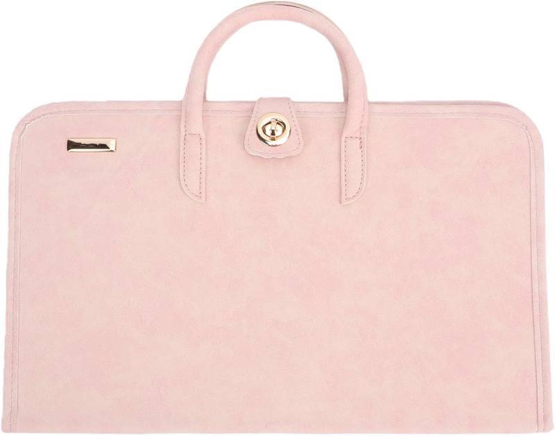 lot 331282 image: SUNGOOYUE PU Laptop,Roseate Water Proof Laptop Sleeve Protective Bag with Handle and Breathable Ventilation Holes