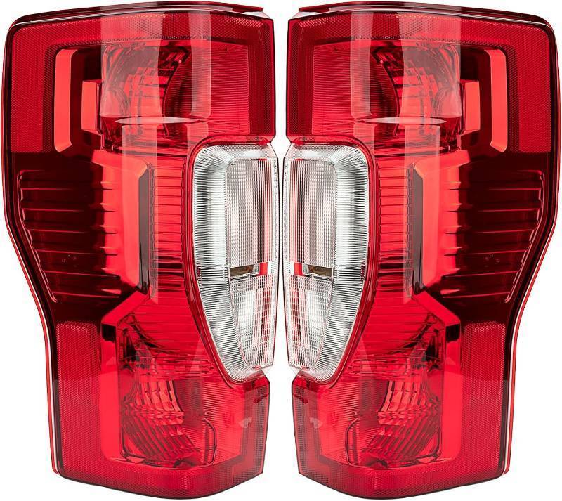 lot 431405 image: Retails for $120 Tail Light Assembly Compatible With 2020-2022 Ford F250F350F450 Super Duty Driver and Passenger Side Rear Taillight Tail Lamp Halogen Brake Lamp(wo Blind Spot) (non- LED)