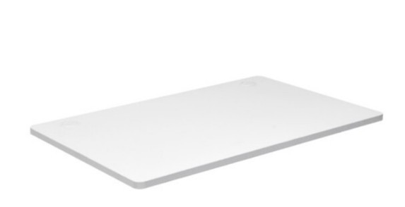 lot 121494 image: White Desk Tabletop Wooden Surface with Cable Management