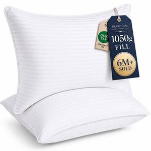 lot 1528 image: Beckham Hotel Collection Bed Pillows StandardQueen Size Set of 2