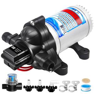lot 1533 image: 12V Fresh Water Pump,2088-403-1442088-554-144 Diaphragm RV Pump,45 PSI 3.5 Gallons Per Minute RV Water Pump with 12MNPT Connection for Agricultural Spraying RV Marine Yacht