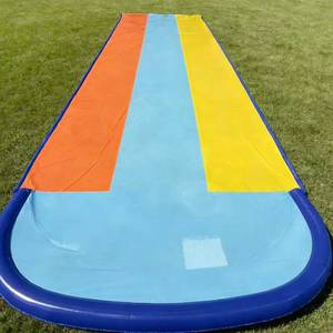 lot 1564 image: DOPTOY Water Slides for Kids Backyard, 22.7ft82in for Outdoor Party Play