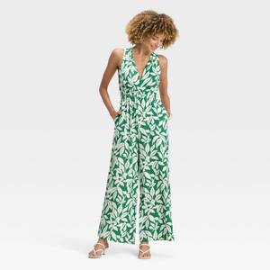 lot 2082 image: Womens Jumpsuit - A New Day Green Leaf, L