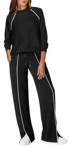 lot 2204 image: WIHOLL 2 Piece Sets for Women Airport Travel Outfits Track Suits Sweat Sets XS
