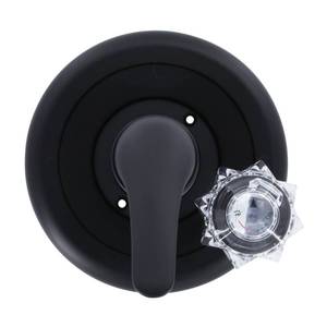 lot 2240 image: Danco 1-Handle Trim Kit for Delta TubShowers, Matte Black (11084)