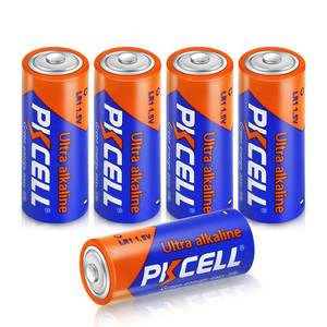 lot 4060 image: PKCELL N Size 1.5V Alkaline Batteries, 5 Pack MN9100E90LR1 Battery