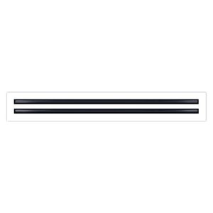 lot 5693 image: BUILDMART - 28x4 Modern AC Vent Cover - Decorative White Aluminum Air Vent - Standard Linear Slot Diffuser - Heating and Cooling Register Grille for Ceiling  Walls and Floors - Texas Buildmart