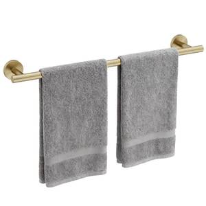 lot 6323 image: Bubxo Brushed Gold Towel Bar, 24 Inch Bathroom Towel Rack