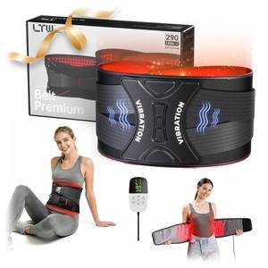 lot 7395 image: LTW Upgraded 290 LEDs Red Light Therapy Belt for Pain Relief, 49.5in x 9.5in