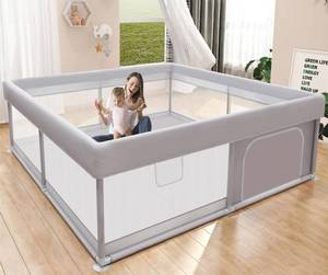 lot 7406 image: Hiaksedt Baby Playpen 50x50 Inch, Play Pens for Babies and Toddlers