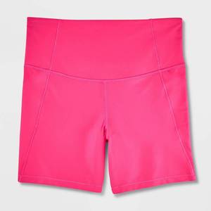lot 8083 image: Womens 6 Effortless Support Bike Shorts - All In Motion Berry Pink M