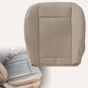 lot 8148 image: NLQR #ALLL or MLLL Driver or Passenger Side Bottom Replacement Seat Cover Medium Tan Perforated Leather Fit for Chrysler Town and Country 2011 2012-2016Fit for Dodge Grand Caravan 2008 2009 2010-2020