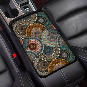 lot 8178 image: Mokiwala Bohemian Universal Armrest Cover Pad, Car Center Console Cushion Pad, Protect from Pet Claws, Dirt, and Sticky Fingers, Comfortable Car Decor Accessories Fit for Most Cars, Vehicles, SUVs