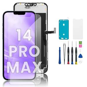 lot 10212 image: EXW for iPhone 14 PRO MAX Screen Replacement 6.7in Full HD LCD Display Digitizer, Quality Touch Screen with Repair Tools, Waterproof Seal and Protector � Compatible with A2894, A2651, A2893, A2896, A2895