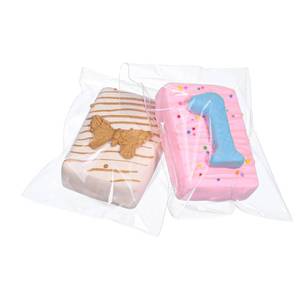 lot 10227 image: ROSPAKTEK 100pcs 4x6Inches Clear Cakesicle Bags Cookies Rice KrispieTreat Bags Individually Wrapped Treat Packaging for Soap Browine Chocolate Truffle Candy Gift Wedding Birthday Party Favors