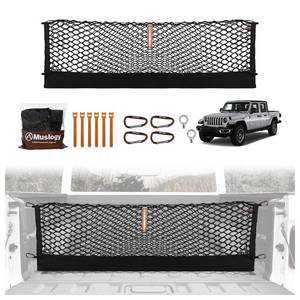 lot 10233 image: Muslogy Cargo Net for Jeep Gladiator 2020-2025 2026 JT Accessories