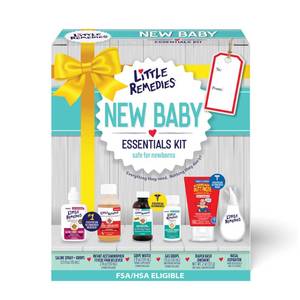 lot 10244 image: Little Remedies New Baby Essentials Kit, 6-in-1 Bundle for Newborns