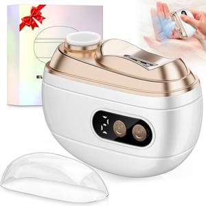 lot 10262 image: Electric Nail Clipper Upgraded 3 in 1 Rechargeable Automatic Nail Trimmer with LED Light and Clip Storage - USB Rechargeable for Baby, Kids,Seniors, Adults